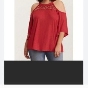 Torrid Cold Shoulder Top 2x